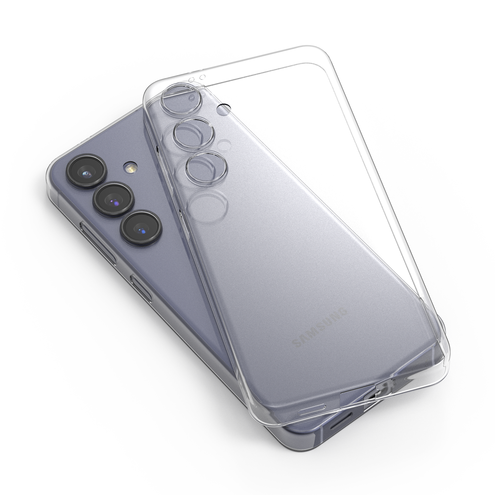 고스트핏 투명헨드폰케이스 변색없는케이스 생폰케이스 반투명, 갤럭시S24 플러스 - 상세 이미지 3