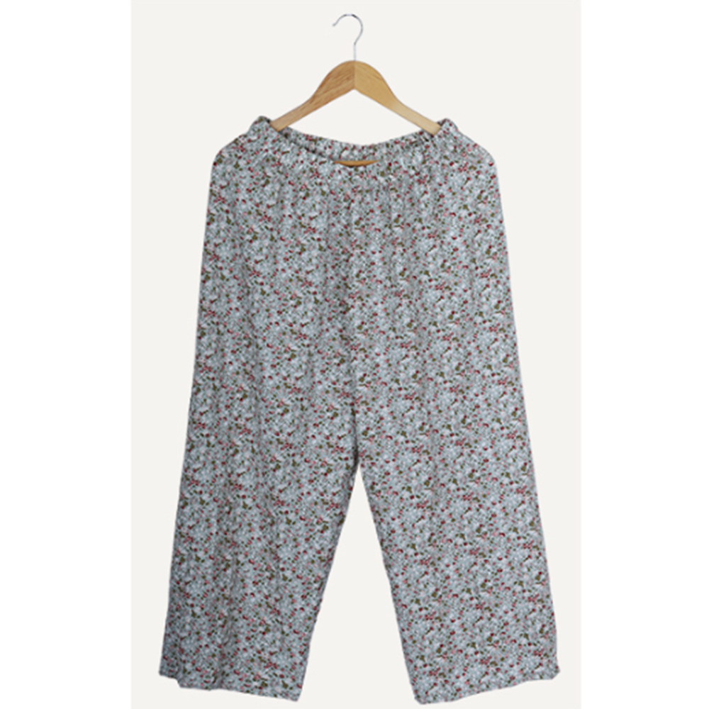 몸배바지 할머니 어르신 촌캉스 여름 꽃무늬 냉감 몸빼 꽃바지 - 상세 이미지 3