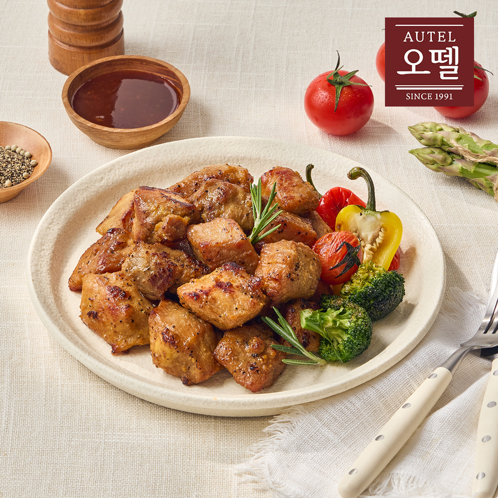 오뗄 급식의대가 직화 큐브 스테이크 500g 급식대가 - 상세 이미지 3
