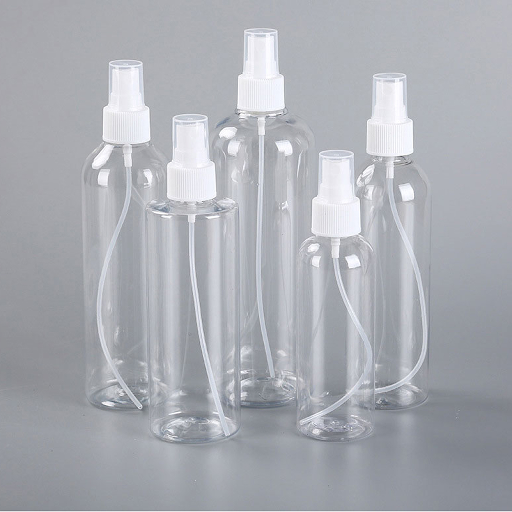 여행용 스프레이 공병 10~100ml 휴대용 미스트 분사 용기 투명 PET 공병 - 메인 이미지
