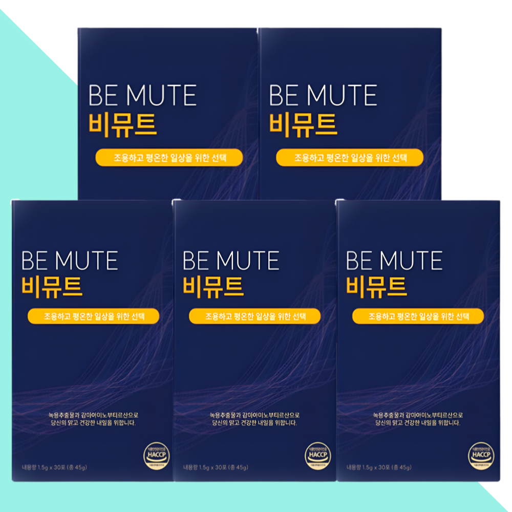 메디홉 비뮤트 프리미엄 GABA 30포X5개 - 메인 이미지