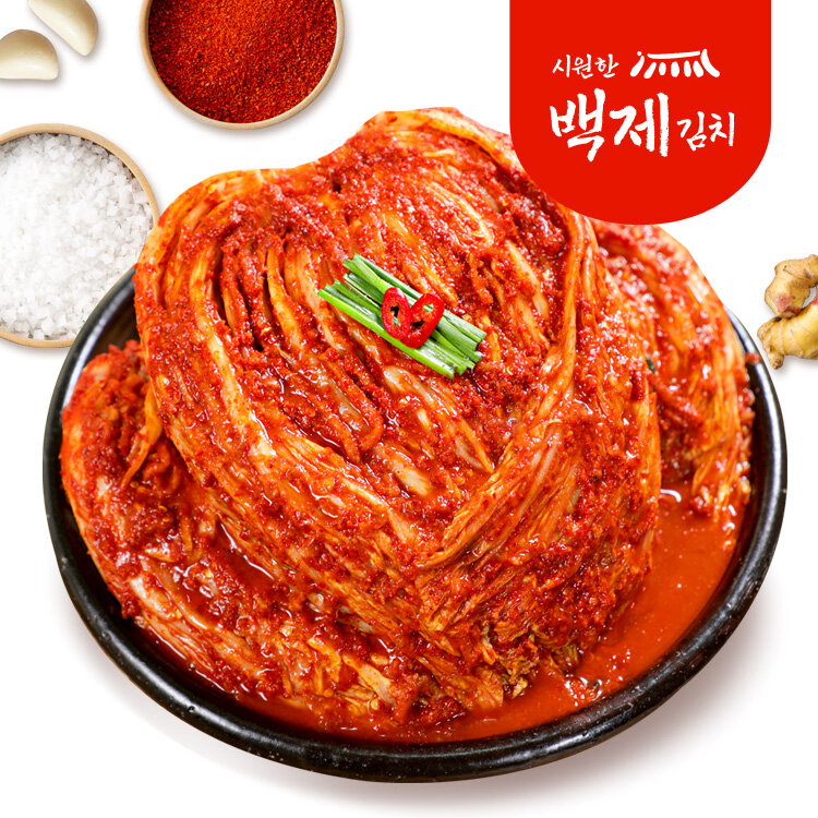 (m)시원한 백제 포기김치 3kg - 메인 이미지