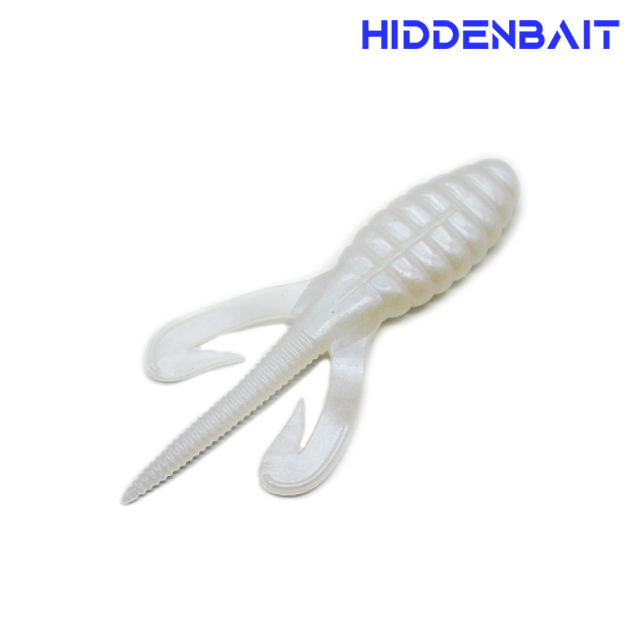 히든베이트 오베론 호그웜 배스낚시 배스웜 소프트베이트 H007 PUMPKIN RED, 10cm(4인치) - 상세 이미지 3