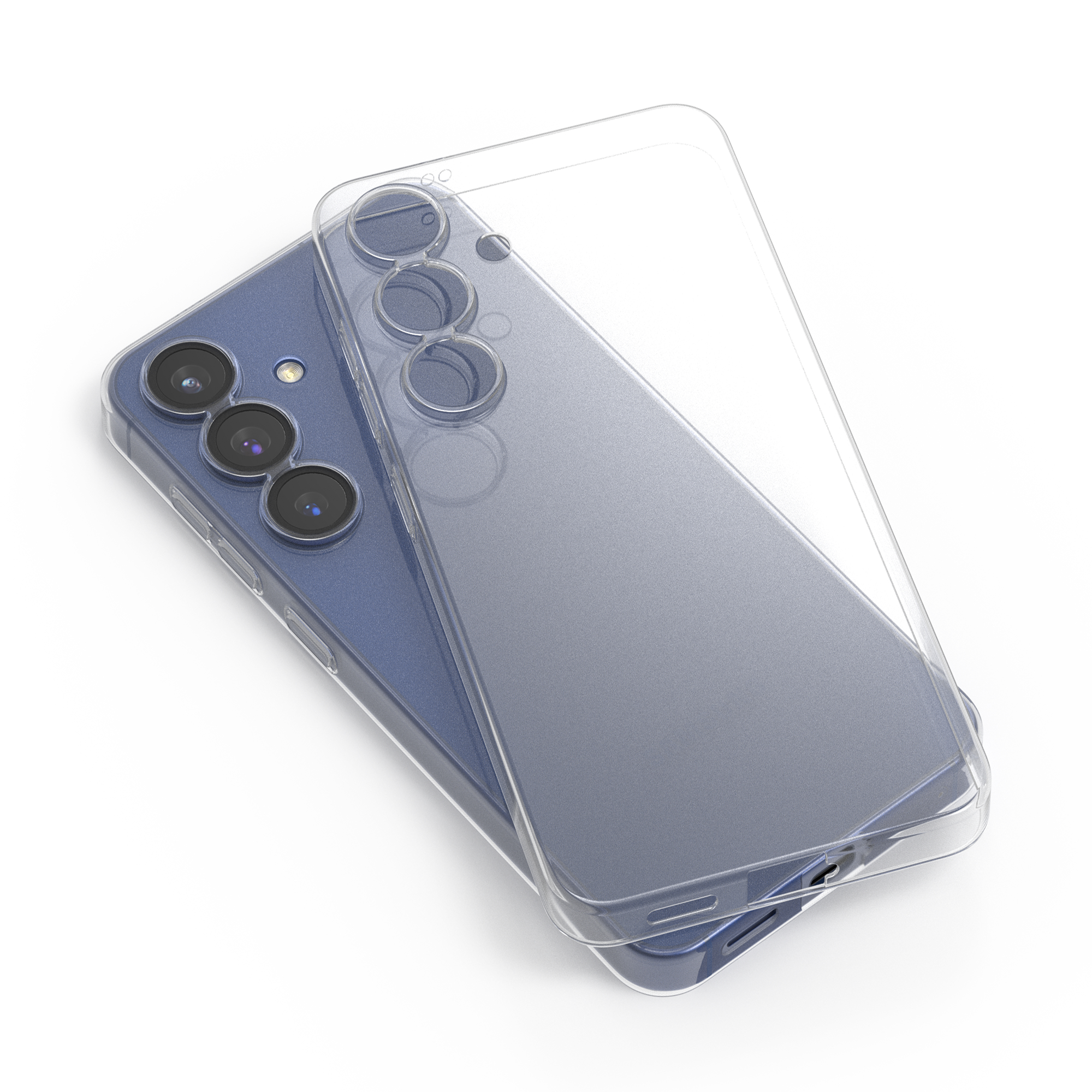 고스트핏 투명헨드폰케이스 변색없는케이스 생폰케이스 블랙, 갤럭시S25 플러스 - 상세 이미지 3