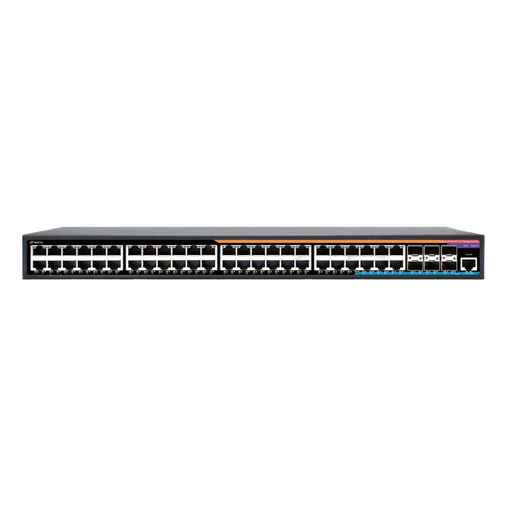 넥스트 NEXT-4052L3-10G 48 포트기가비트10G 4SFP+ L3관리형 스위치허브 - 상품 이미지