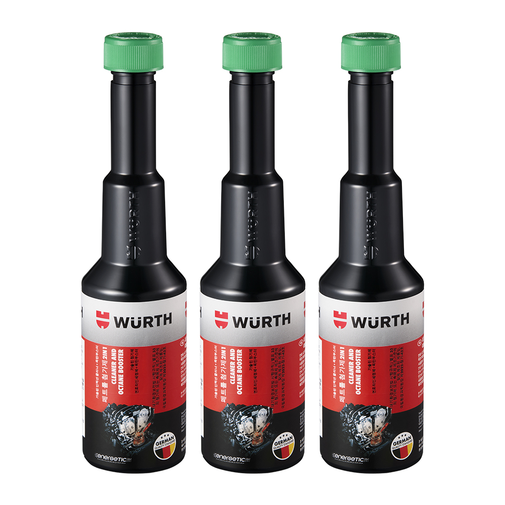 [공식몰]뷔르트 가솔린연료첨가제 3개입 세트 - 패트롤 하이브리드 파워클린 200mL(세정/옥탄가향상)  - 상품 이미지