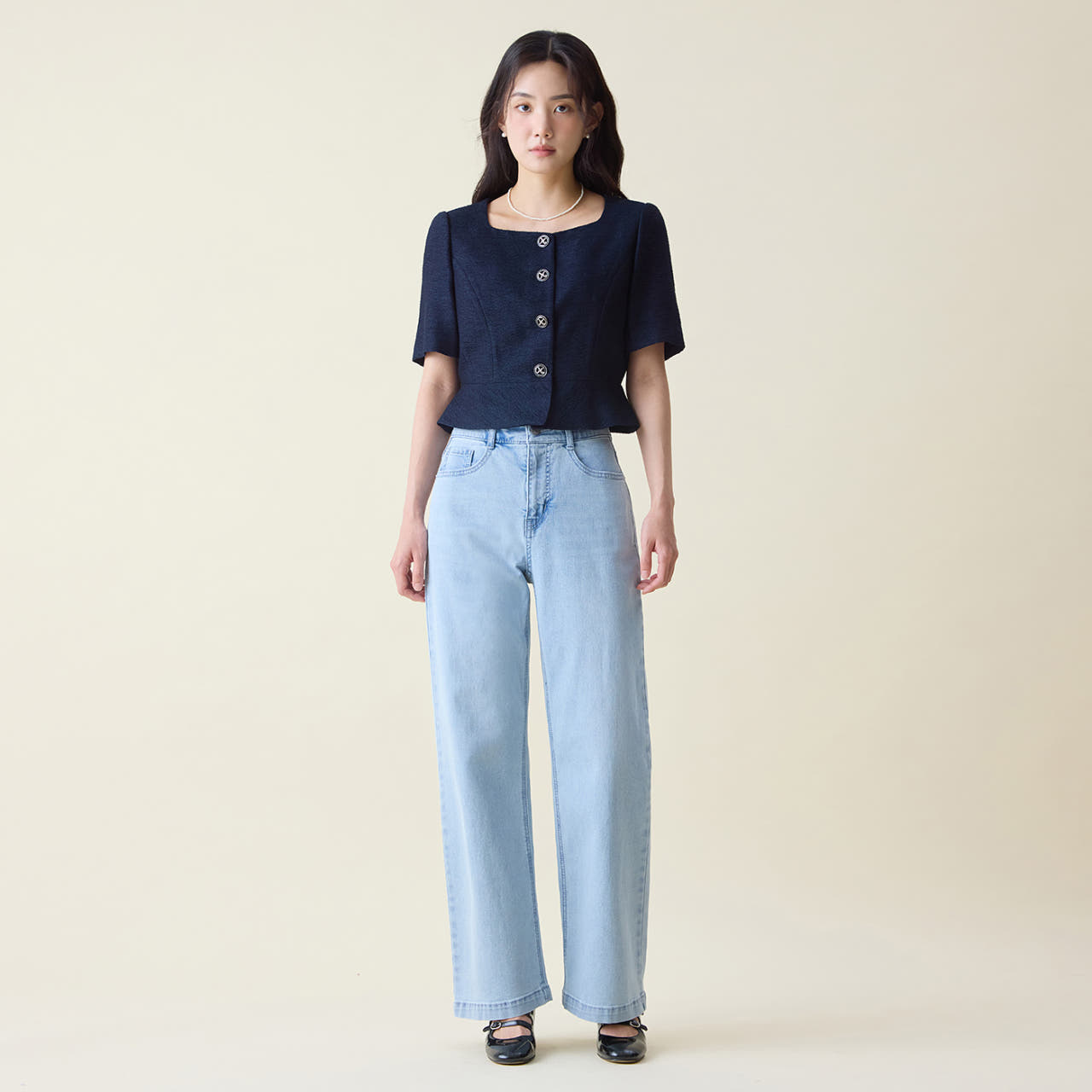 [Fit-me] 로엠 스트레이트 데님 RMTJF24G05