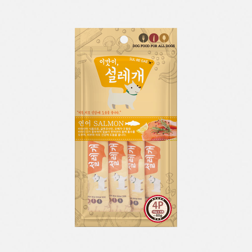 헬로도기 설레개 설레게 강아지츄르 강아지캔 통조림 파우치 짜먹는간식 치킨, 60g, 1개 - 상세 이미지 5