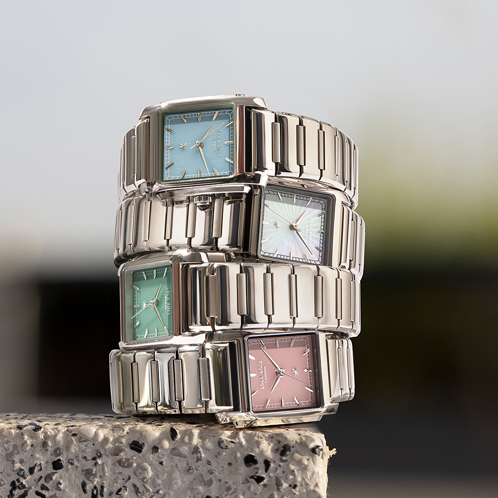 롤라로즈 Urban 사각다이얼 실버메탈 여자손목시계 여름시계 상세 이미지 3