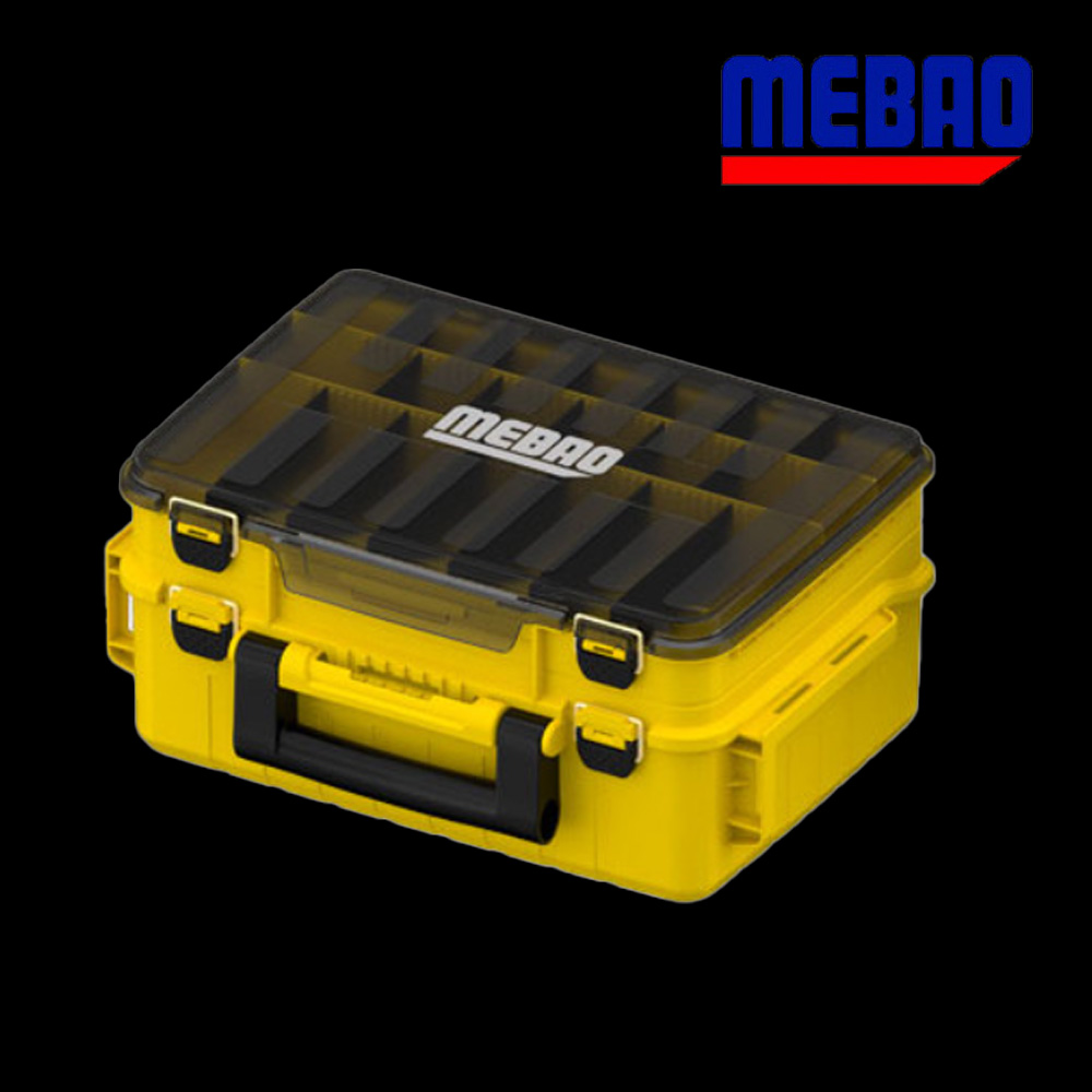 메바오 MB-308 태클박스 케이스 낚시 루어 소품케이스 유틸리티박스 옐로우 - 상품 이미지