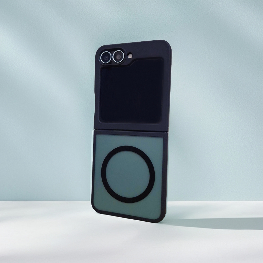 제로텐 맥세이프 케이스 제로핏 아머 마그네틱 블랙, 갤럭시Z 플립6 제품 이미지