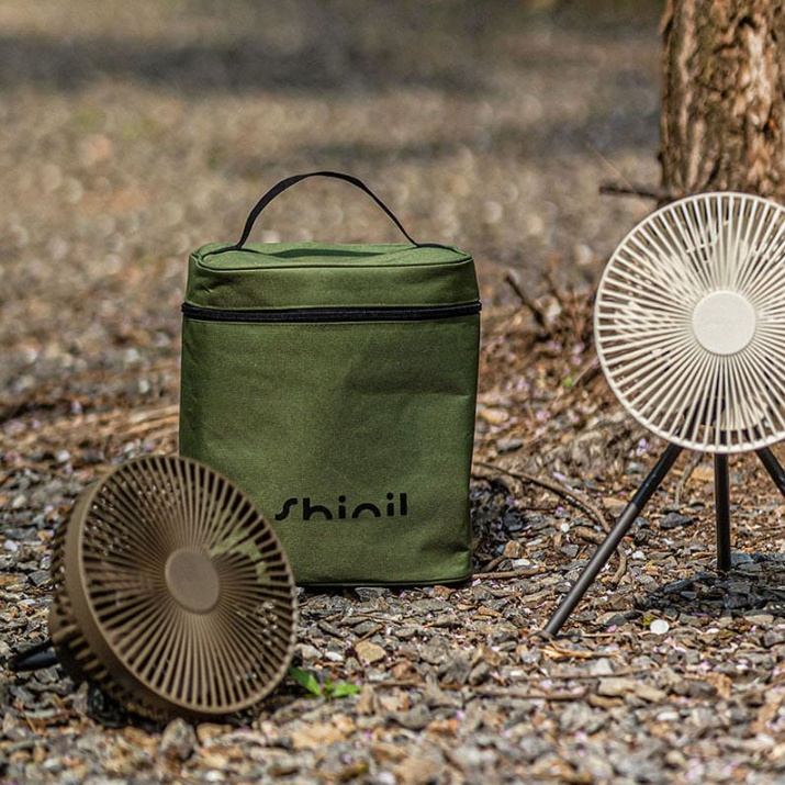 캠핑용 무선 선풍기 BLDC 미니 타프팬 클립형 삼각다리 선풍기