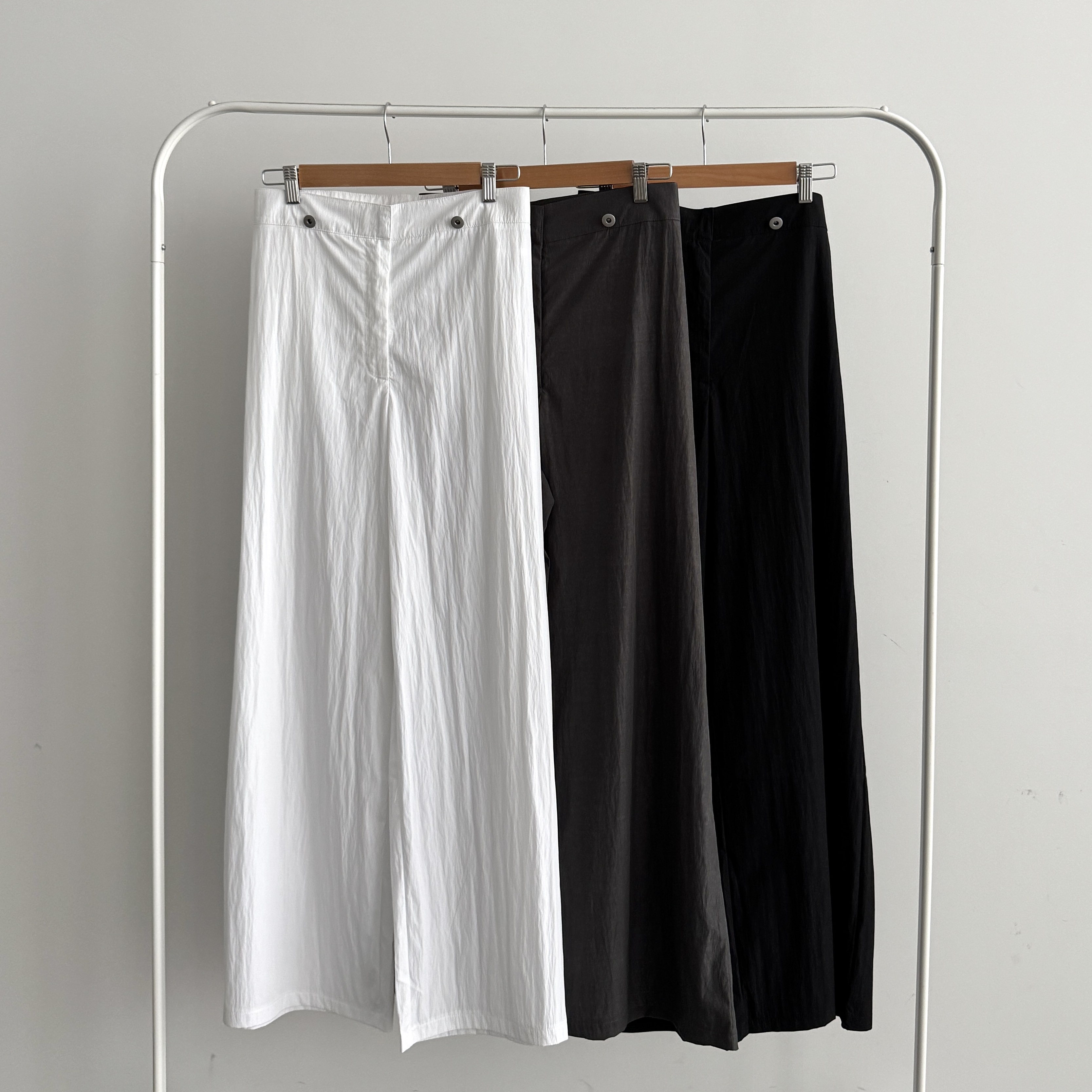 여성 여름 바스락바지 랩치마바지 나일론팬츠 - 상세 이미지 2