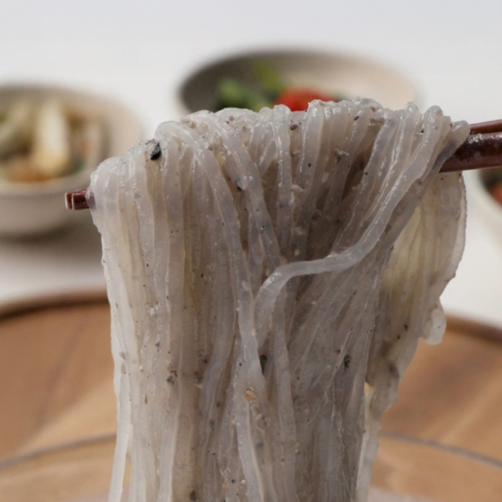 팽현숙 발효 곤약면 검은깨 콩국수 22팩 글루텐프리 국내산 대두 검은깨 저칼로리 콩국수면 - 상세 이미지 4
