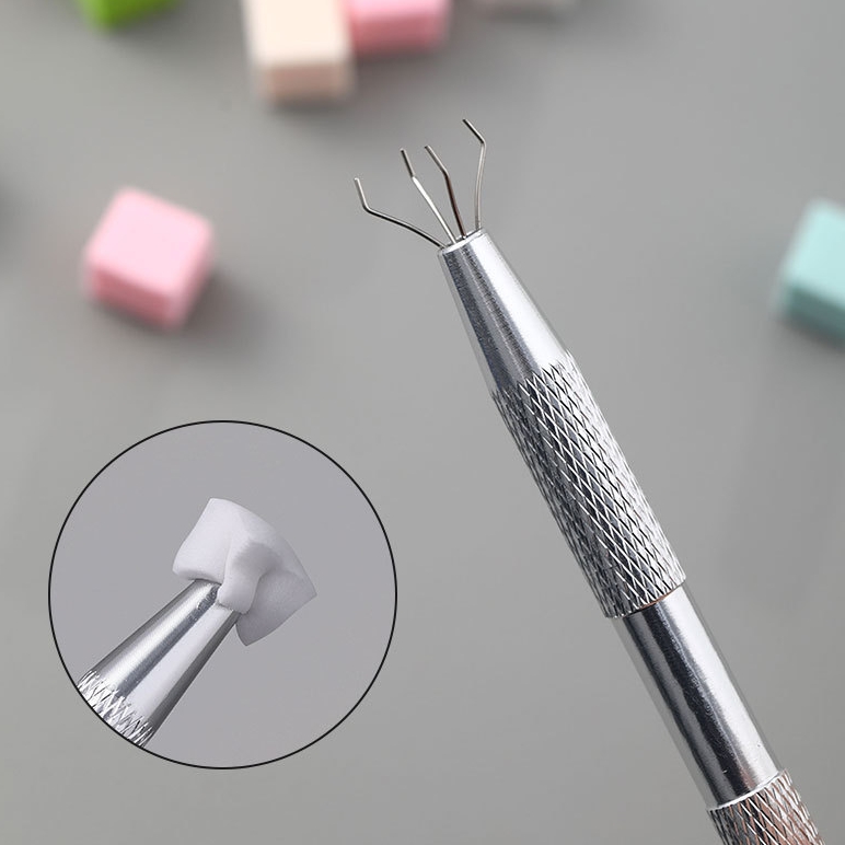 그라데이션 스펀지 이지피커 포함 네일아트 사각 스폰지 100pcs 이미지 7