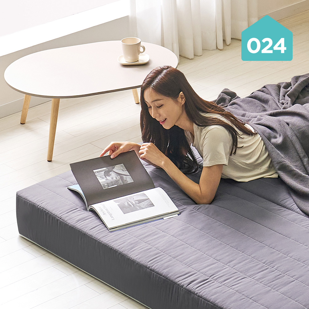 024홈 국민토퍼 3단 접이식 매트리스 단단한 손님용 토퍼 바닥 침대 8cm 멀티싱글 - 상세 이미지 3