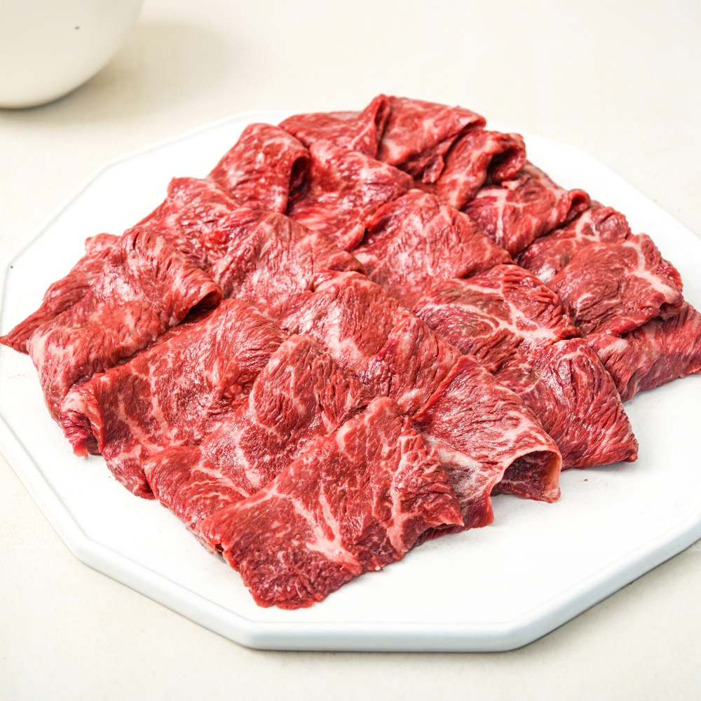 1++(9)등급 한우 구이한판 800g 등심 갈비살 설깃살 로스구이 제비추리 채끝 살치살 대표 이미지