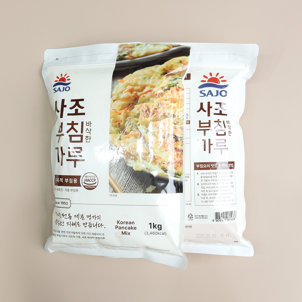 사조 바삭한 부침가루 업소용 1kg, 10개 - 상품 이미지