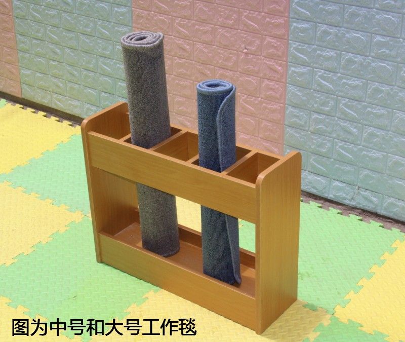 원목 요가 매트 보관함 폼롤러 선반 거치대 - 상세 이미지 5