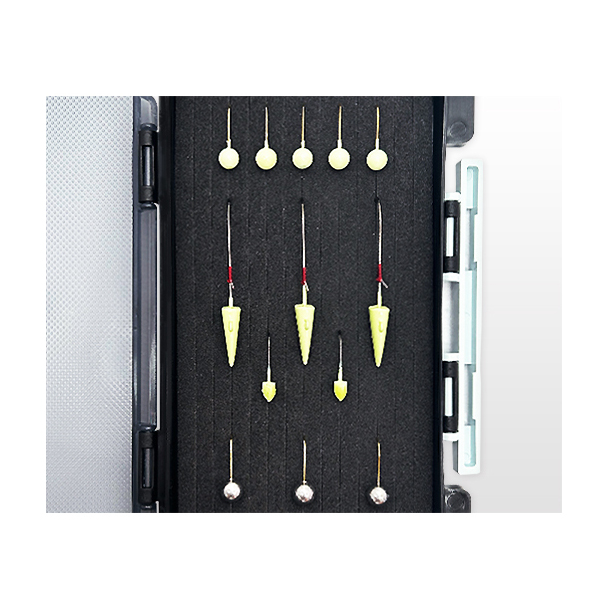 해동조구 컴팩트 케이스 웜 소품 지그헤드 태클박스 175x105x15mm, 블랙(HT-2530) - 상세 이미지 3