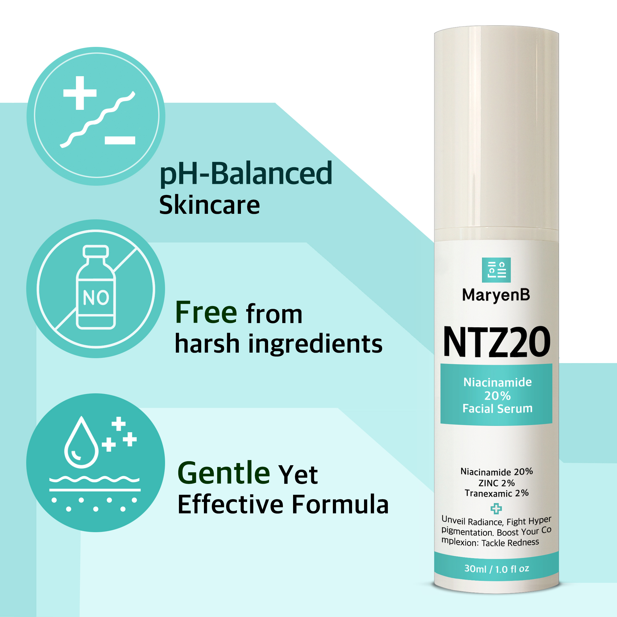 마리앤비 NTZ20 나이아신아마이드 20% 세럼 30ml, 1개 - 상세 이미지 4