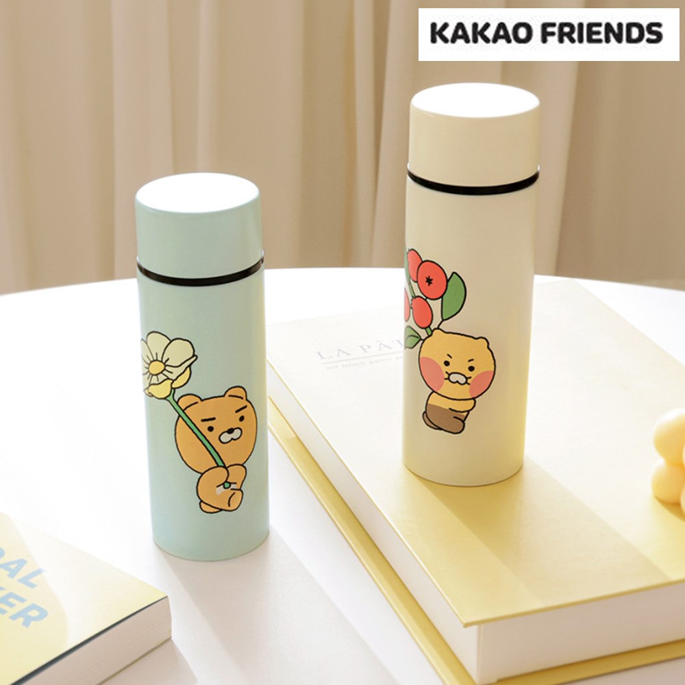 춘식이 텀블러 미니 스텐 보온병 보냉 스몰 카카오프렌즈 굿즈 120ml - 상세 이미지 4
