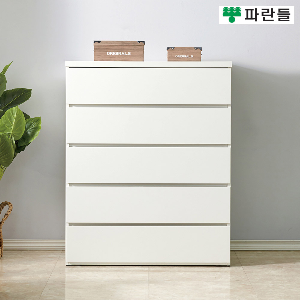 파란들가구 1000 속깊은 5단서랍장 1000 광폭서랍장  서랍옷장 - 상세 이미지 2