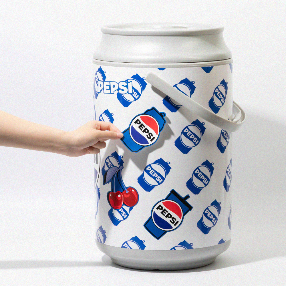 펩시 휴대용 아이스박스 18L 감성 캠핑 낚시 피크닉 PEP-ICEB01 이미지 8
