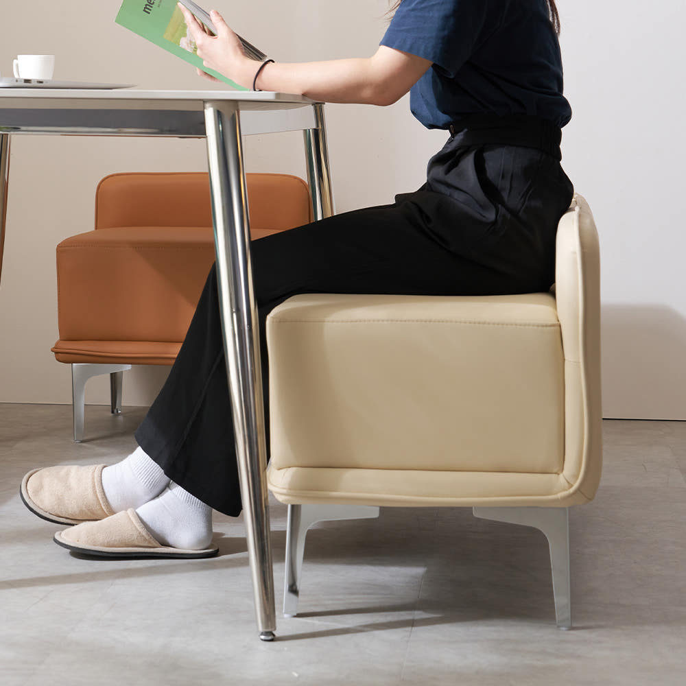 에스페라 대기실 약국 휴게실 로비 병원 대기 의자 3인용 아이보리