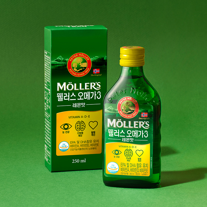 [노르웨이 마시는 오메가3] 뭴러스 레몬맛 250ml 제품 이미지