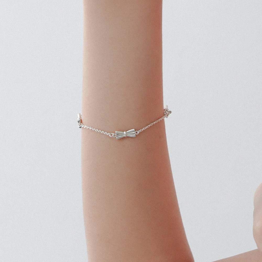 보우 링크 브레이슬릿 Bow Link Bracelet - 상세 이미지 3