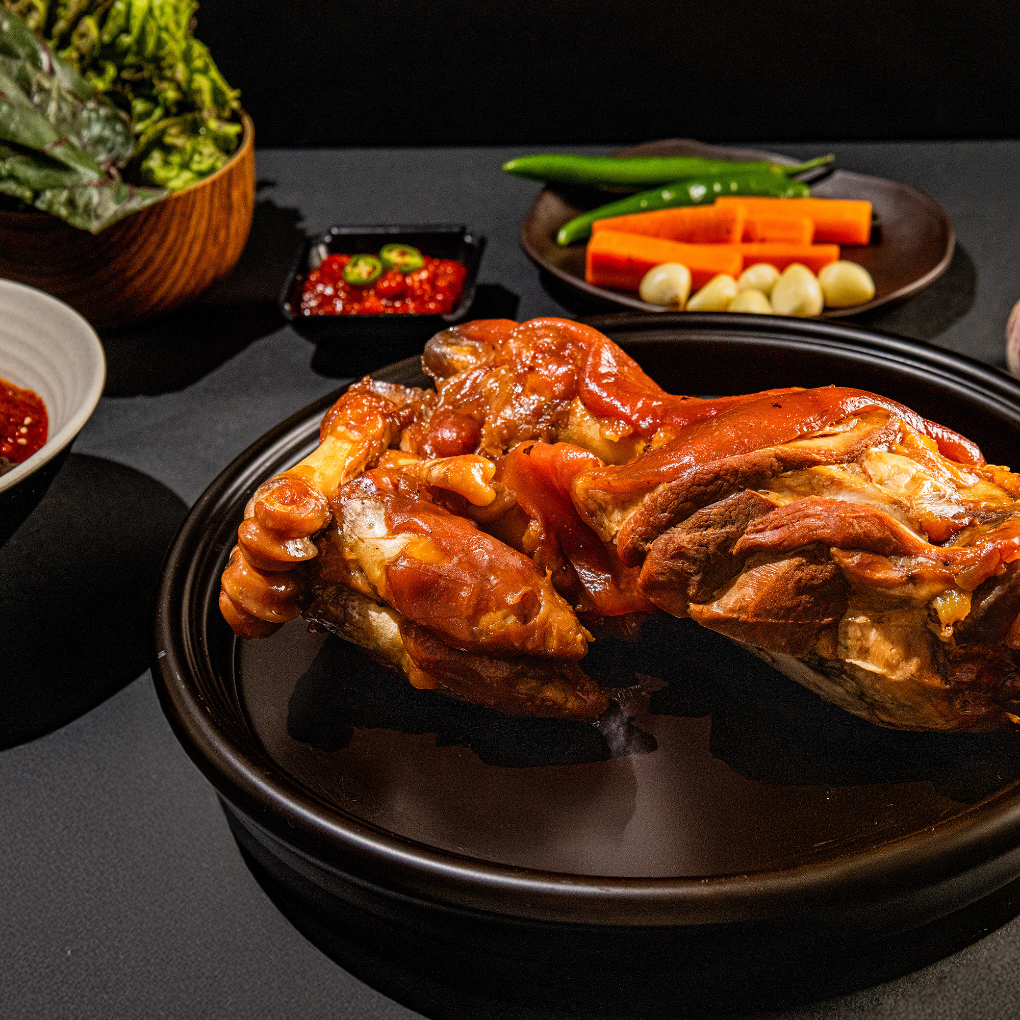 호시절 양산 족발 맛집 집들이 홈파티 캠핑 요리 음식 국내산 한돈 왕족발 1.3kg 이상 - 상세 이미지 4