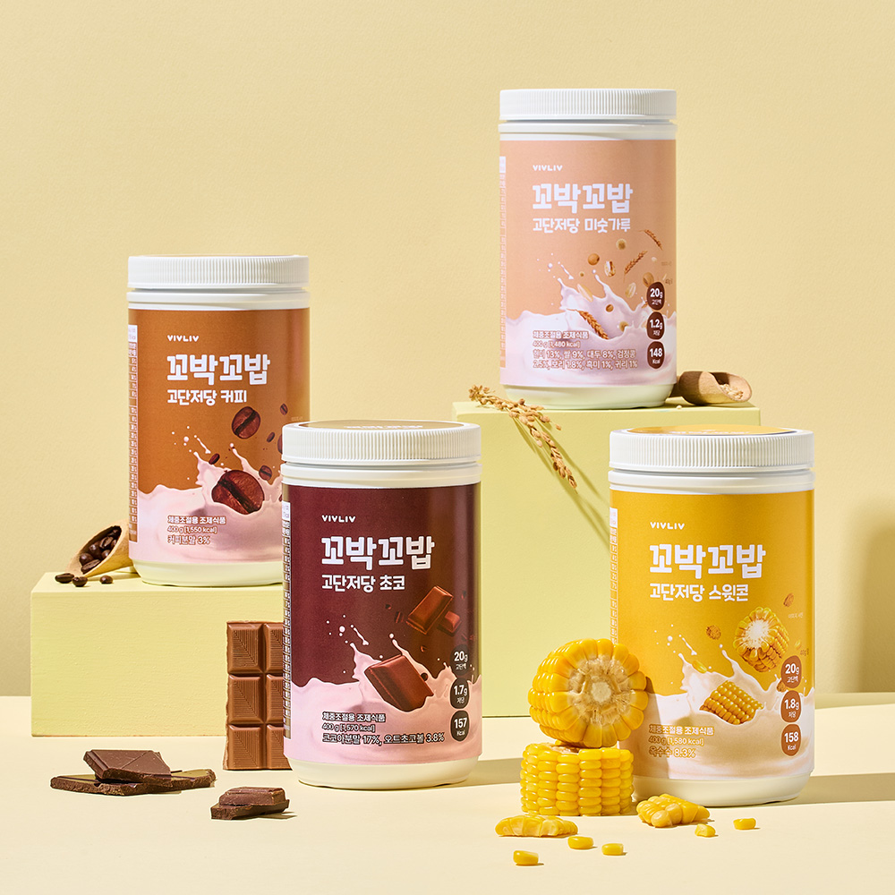 심으뜸 꼬박꼬밥 고단저당 단백질 쉐이크 대용량 커피, 400g, 1개