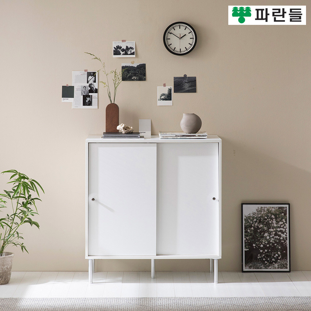 파란들가구 높은다리 800 미닫이 도어수납장 다용도수납장 - 상세 이미지 4
