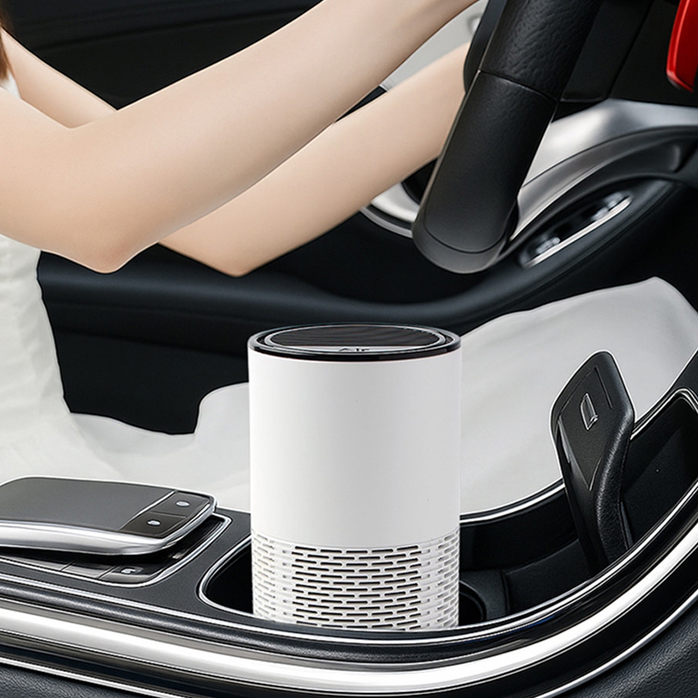 저소음 차량용공청기 미세먼지 냄새제거 공기청정기 3중필터 음이온