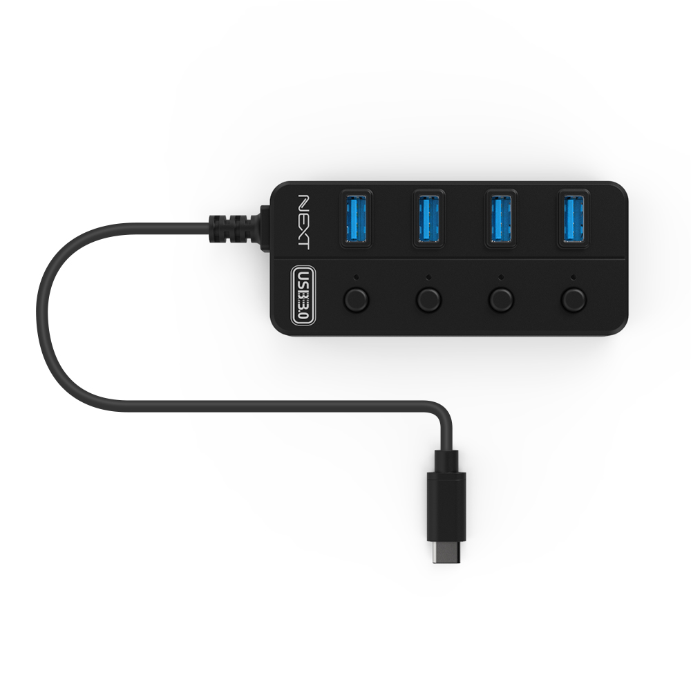 넥스트 NEXT-715TC USB,허브,HUB,무전원허브,4포트허브,타입C - 상세 이미지 3