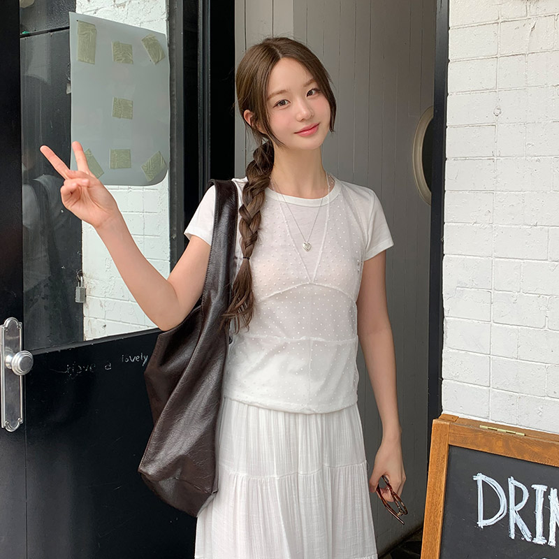 메종 레더 숄더백  bg1909 - 상세 이미지 2