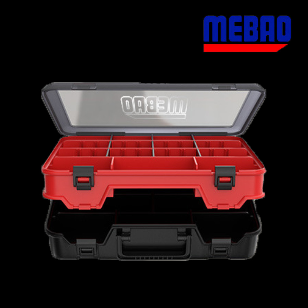 메바오 MB-307 태클박스 케이스 낚시 루어 소품케이스 유틸리티박스 레드 - 상품 이미지