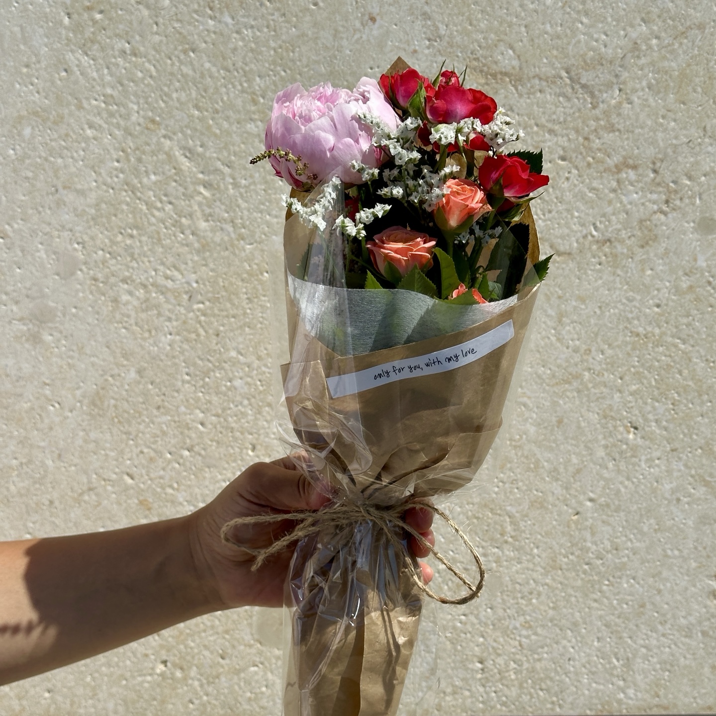 생화 크라프트 미니 꽃다발 졸업 단체 행사 꽃 생화택배 예약 꽃배달 희록플라워 이미지 8