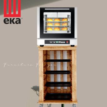 [EKA] 에카오븐 EKF423DUD 이탈리아 디지털스팀 컨벡션 오븐 + 오븐렉세트 4단 전기오븐기