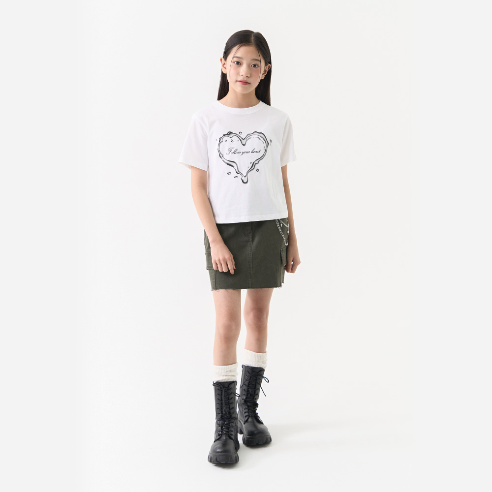 더데이걸 데일리 기본핏 반팔티 TGRP25302 - 상세 이미지 3