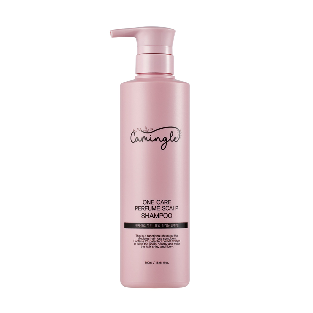 커밍글 원케어 퍼퓸 스캘프 탈모 샴푸 500ml 연예인샴푸 - 상세 이미지 2