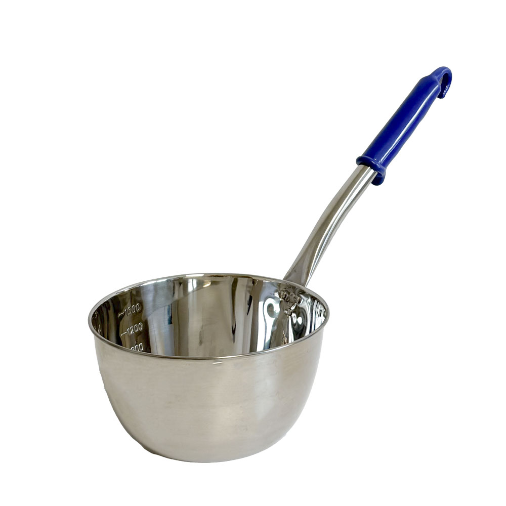 스텐 샥구 바가지 계량 업소용 국자 긴 통샥구 6호, 1개