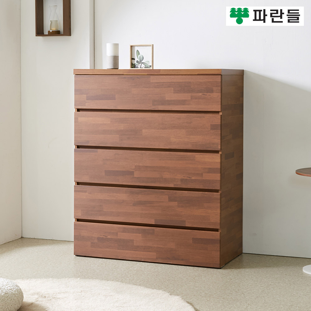 파란들가구 1000 속깊은 5단서랍장 1000 광폭서랍장  서랍옷장 - 상세 이미지 4