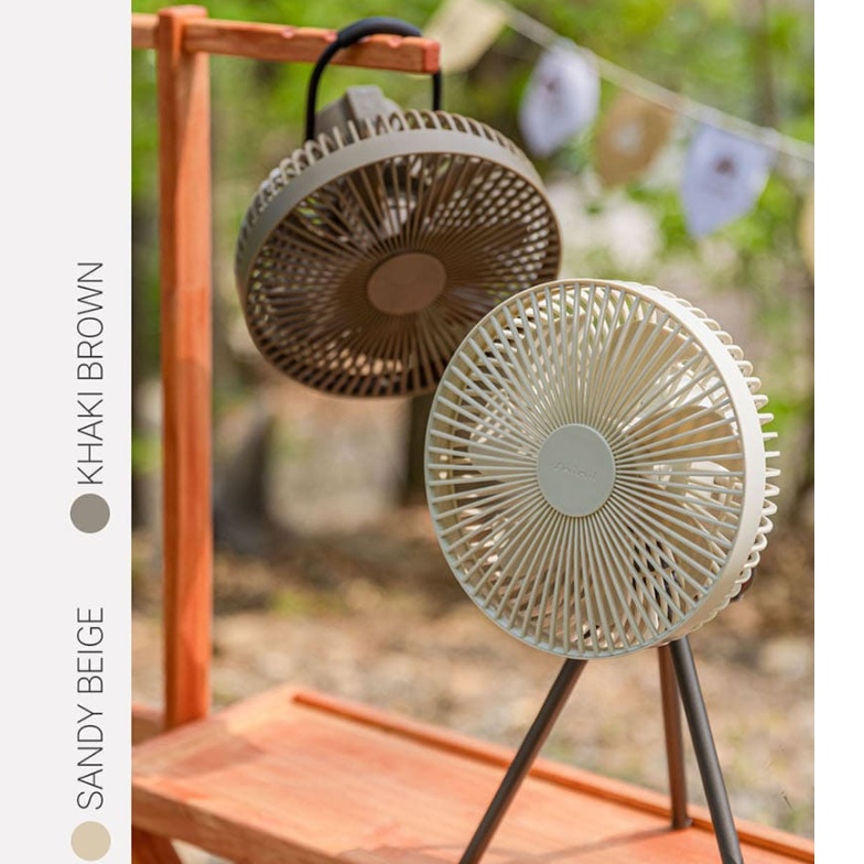 캠핑용 무선 선풍기 BLDC 미니 타프팬 클립형 삼각다리 선풍기
