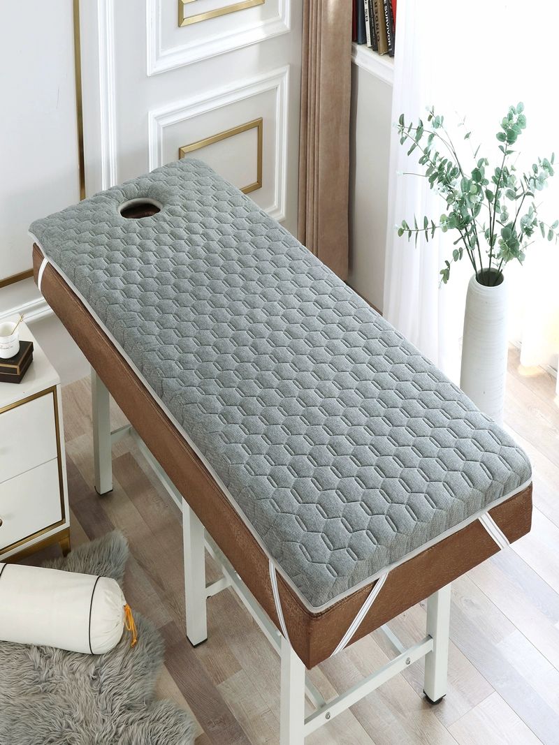 라텍스 마사지 매트 뷰티 메트리스 베드 괄사 접이식 보관 니트 딸기 3cm 라텍스 180x60 정사각형 구멍있음 - 상세 이미지 2