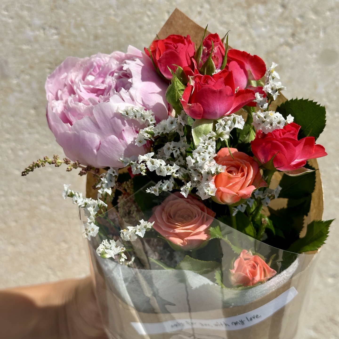 생화 크라프트 미니 꽃다발 졸업 단체 행사 꽃 생화택배 예약 꽃배달 희록플라워 - 상세 이미지 5