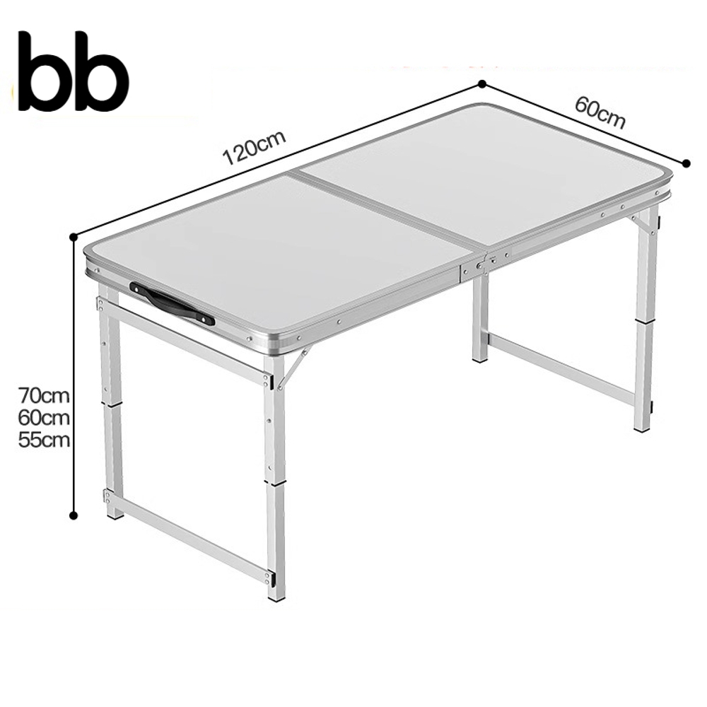 플라스틱 평상 테이블 미니평상 캠핑 포장마차 마당 접이식 야외 베란다평상 화이트 120cm - 상품 이미지