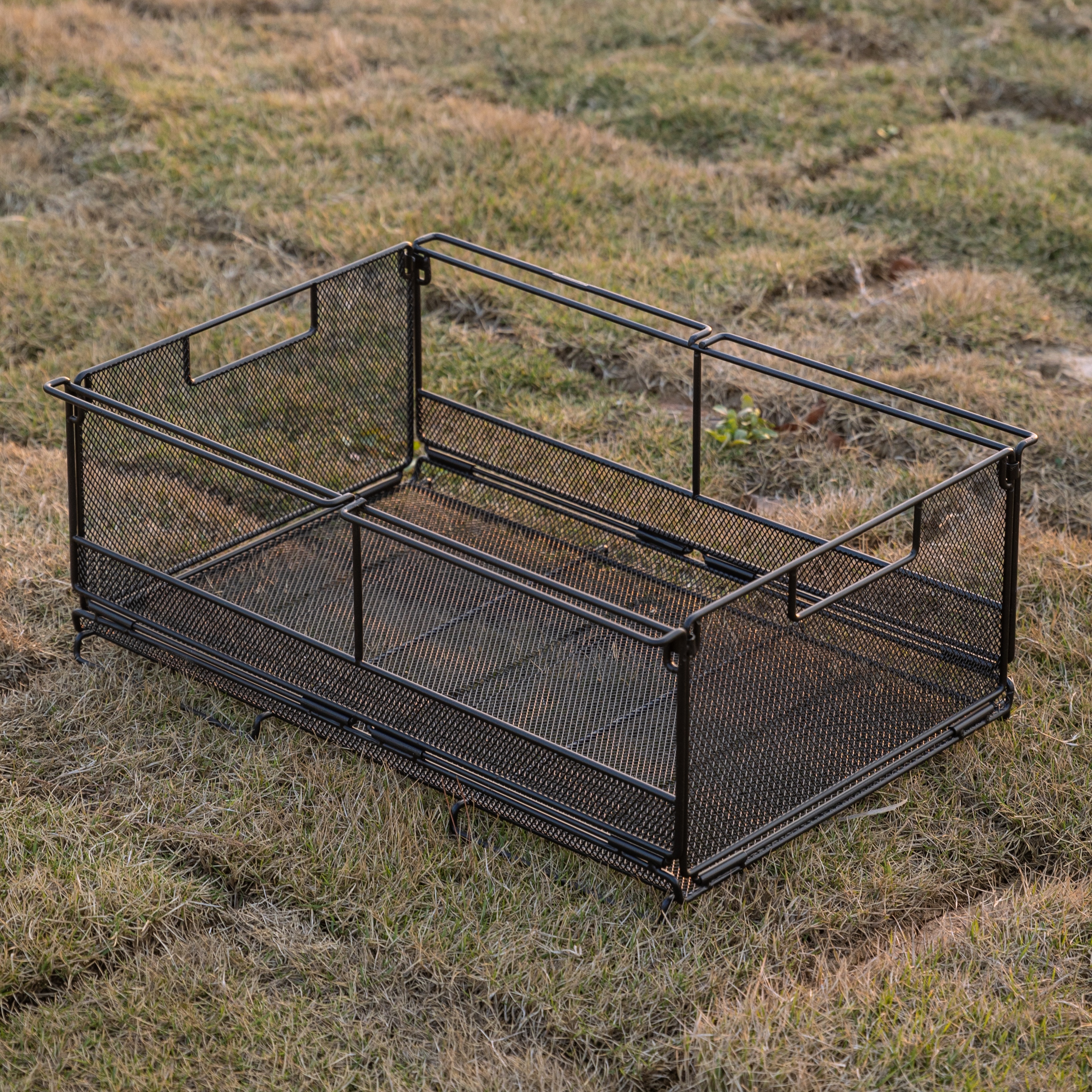 캠핑문 IGT 와이드 대형 오픈형 바스켓 CK-51BK