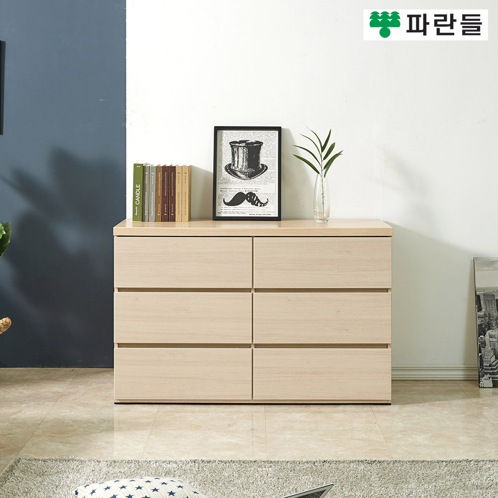 파란들가구 1200 속깊은 2칸 3단서랍장 광폭서랍장 서랍옷장 - 상세 이미지 3